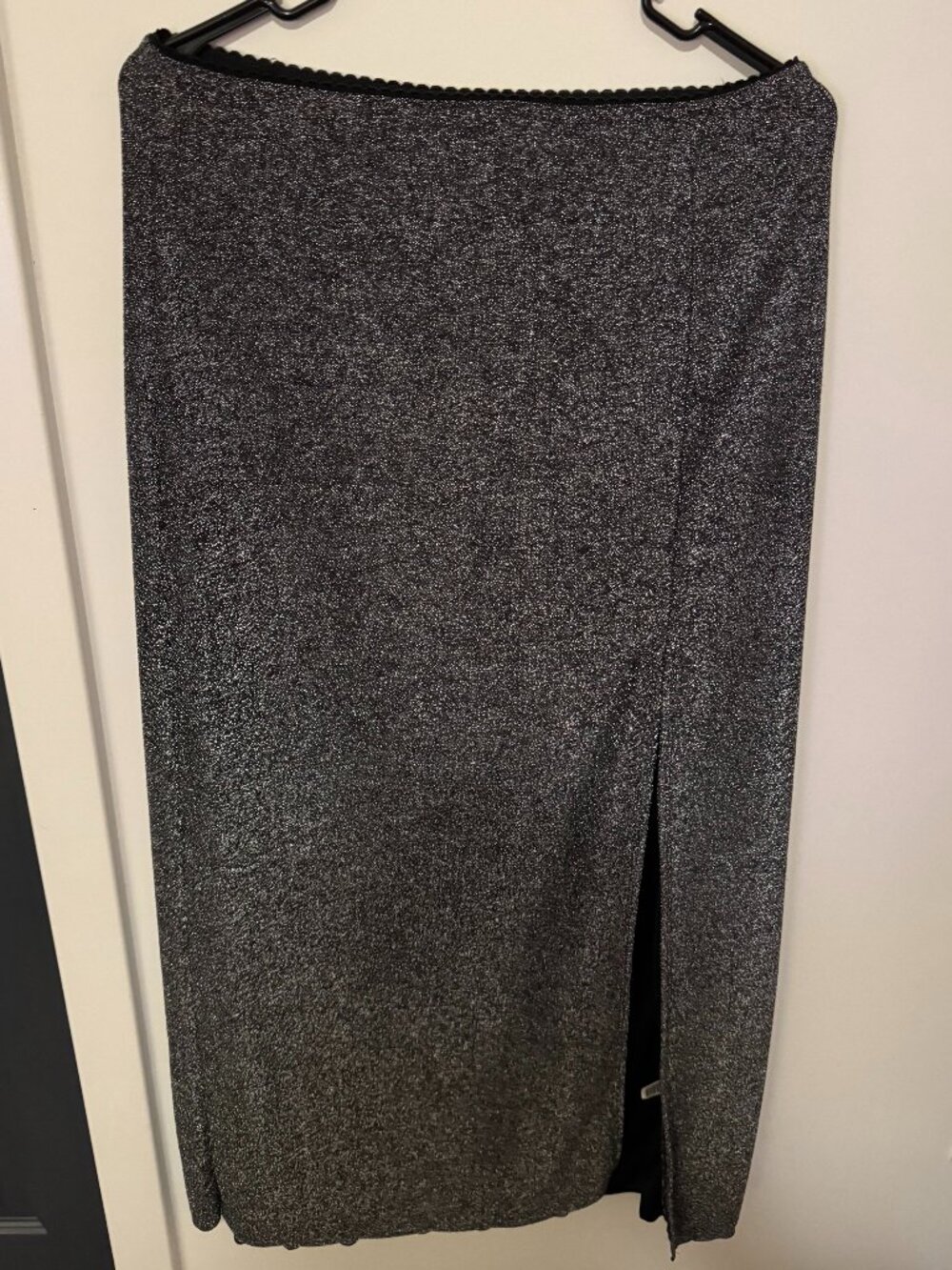 sparkle midi skirt